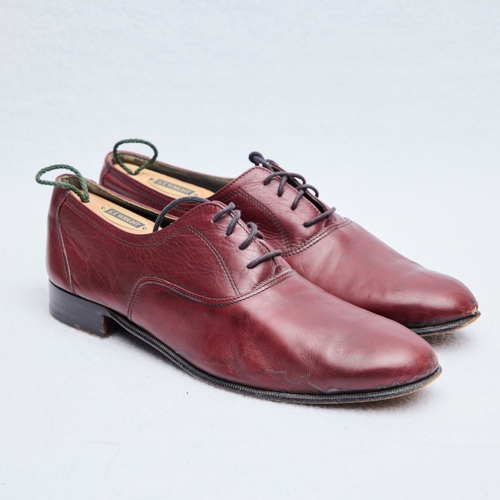 Vero Cuoio Men's Lace Up Burgundy Loafer
